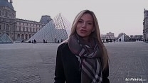 Грудастая русская блондинка на французскому члене